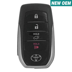 New Toyota Land Cruiser 2020-2021 Oem 4 Button Smart Key Hyq14Fbb