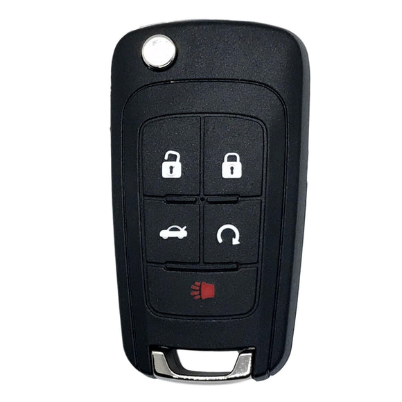 Chevrolet 2010-2019 Shell 5 Button Flip Key Remote