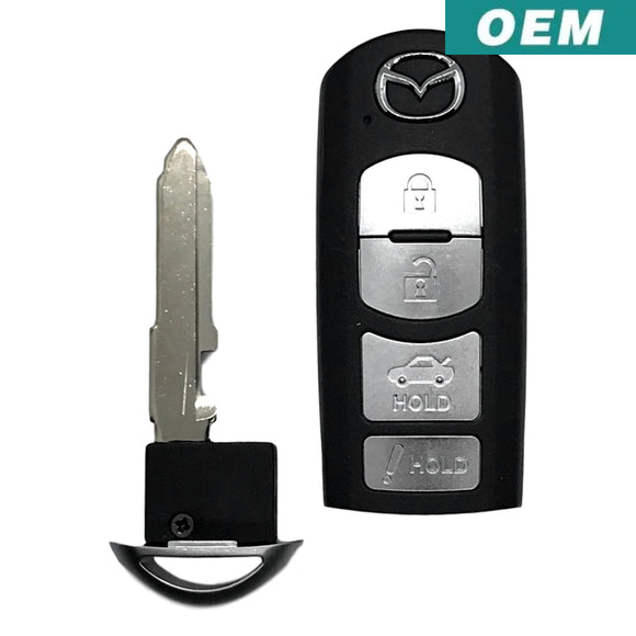 Mazda 4 Button Smart Key 2014-2018 FCC: WAZSKE13D01 (OEM)