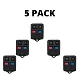Ford Lincoln Mercury 1998-2014 4 Button Keyless Entry Remote (Pack Of 5)