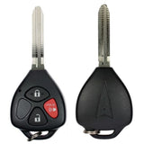 Pontiac Vibe 2008-2010 Oem 3 Button Remote Head Key Gq4-29T | No Chip