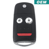 Acura MDX RDX 3 Button Flip Key Remote 2007-2013 Memory 1 N5F0602A1A (OEM)