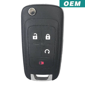 Chevrolet Equinox Impala 4 Button Flip Key Remote 2010-2019 OHT01060512 (OEM)