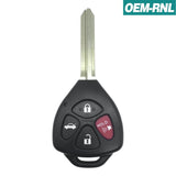 Toyota Camry 2011 OEM 4 Button Remote Head Key HYQ12BDC G Chip