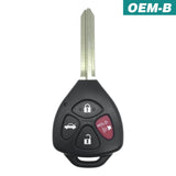 Toyota Camry 4 Button Remote Head Key 2007-2010 for FCC: HYQ12BBY / 4D67