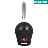 Nissan 3 Button Remote Head Key 2003-2017 for FCC: CWTWB1U751