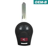 Nissan 3 Button Remote Head Key 2003-2017 for FCC: CWTWB1U751