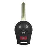 Nissan 4 Button Remote Head Key Shell