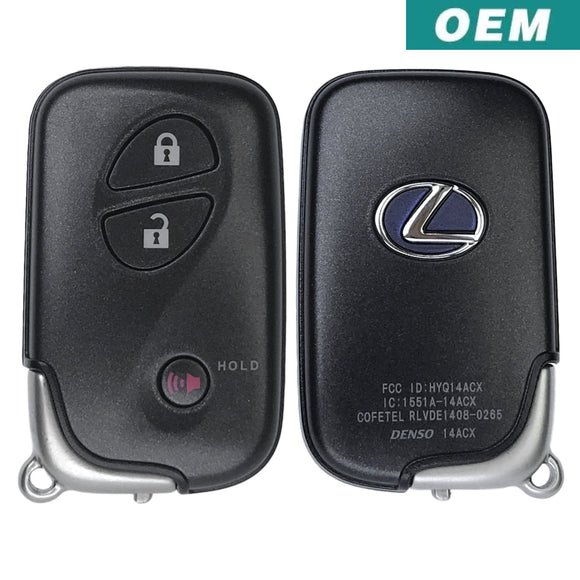 Lexus 3 Button Smart Key Remote 2010-2017 GNE-5290 FCC: HYQ14ACX (OEM)