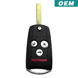 Acura TL TSX 4 Button Flip Key Remote 2009-2014 FCC: MLBHLIK-1T (OEM)