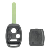 Honda 2002-2014 3 Button Remote Head Key Shell - Clip Back Extra Strong And Durable!