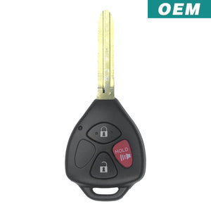 Toyota 3 Button Remote Head Key 2008-2013 | GQ4-29T | 4D67