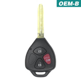 Toyota 3 Button Remote Head Key 2008-2013 | GQ4-29T | 4D67