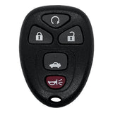 GM 5 Button Keyless Entry Remote 2004-2012 FCC: KOBGT04A