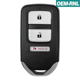 Honda Fit HR-V 2015-2017 3 Button Smart Key KR5V1X (OEM)