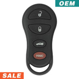 Chrysler Dodge 4 Button Remote FCC: GQ43VT9T (OEM)