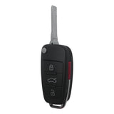 Audi A3 2006-2012 3 Button Flip Key Remote for NBG009272T