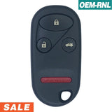 Honda Accord 1998-2002 4 Button Keyless Entry Remote KOBUTAH2T (OEM)