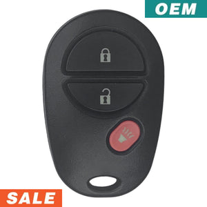 Toyota 3 Button Keyless Entry Remote 2004-2020 GQ43VT20T (OEM)