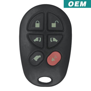 Toyota Sienna 6 Button Keyless Entry Remote 2004-2018 GQ43VT20T (OEM)