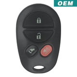 Toyota 4 Button Keyless Entry Remote 2004-2013 GQ43VT20T (OEM)