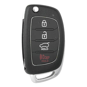 Hyundai Santa Fe 2013-2016 4 Button Flip Key Remote for FCC: TQ8-RKE-3F04
