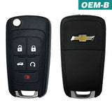 Chevrolet 5 Button Flip Key Remote 2010-2019 OHT01060512 (OEM)