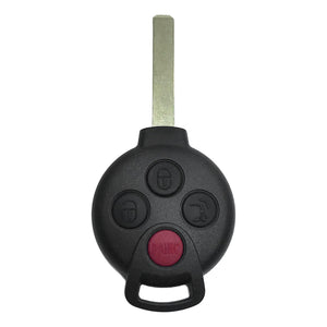 Smart Fortwo 2008-2015 4 Button Remote Head Key foor FCC: KR55WK45144