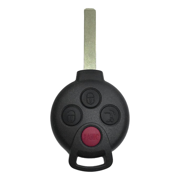 Smart Fortwo 2008-2015 4 Button Remote Head Key foor FCC: KR55WK45144