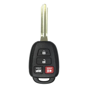 Toyota Corolla Camry 4 Button Remote Head Key 2014-2019 For FCC: HYQ12BEL / H-Chip