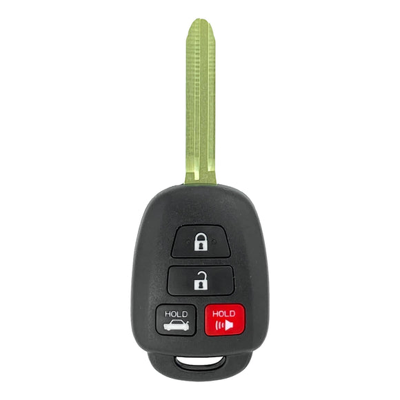 Toyota 4 Button Remote Head Key 2013-2019 For Gq4-52T / H-Chip