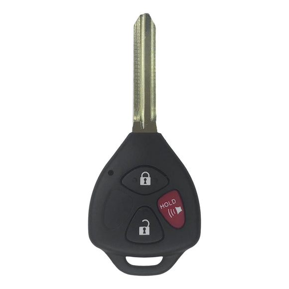Toyota Scion Pontiac 3 Button Remote Head Key Shell