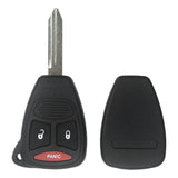 Replacement Key Shell for Mitsubishi Dodge 3 Button Remote Head Key
