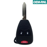 Jeep 3 Button Remote Head Key 2004-2016 Oht692427Aa