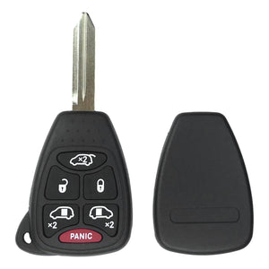 Chrysler Dodge 6 Button Remote Head Key Replacement Shell For M3N5WY72XX