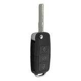 Volkswagen 4 Button Flip Key Shell With Blade Attachment