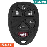 Gm 2007-2014 Oem 6 Button Keyless Entry Remote W/ Hatch-Hatch Glass Ouc60270 Ouc60221 | Refurbished