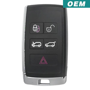 Jaguar 2018-2020 5 Button Smart Key KOBJXF18A Hood + Hatch (OEM)