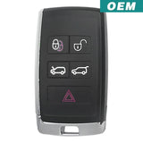 Jaguar 2018-2020 5 Button Smart Key KOBJXF18A Hood + Hatch (OEM)