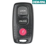 Mazda Protege 2001-2003 Keyless Entry Remote 3 Button KPU41704 (OEM)