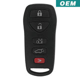 Nissan Quest 2004-2010 Oem 5 Button Remote Kbrastu51 Keyless Entry