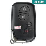 Lexus GX460 2010-2020 OEM 4 Button Smart Key w/ Hatch Glass HYQ14ACX GNE 5290