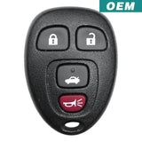 GM 4 Button Keyless Entry Remote 2005-2012 KOBGT04A (OEM)