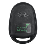 Hyundai Tiburon 2006-2008 OEM 3 Button Keyless Entry Remote LXP-RK225