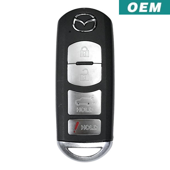 Mazda Cx-5 Cx-9 2016-2019 Oem 4 Button Smart Key W/ Hatch Wazske13D01