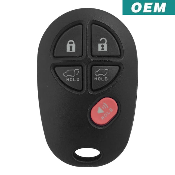 Toyota Highlander 2007-2012 Keyless Entry Remote 5 Button Gq43Vt20T (Oem)