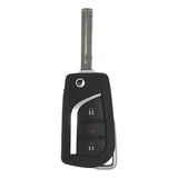 Toyota Camry Corolla 2017-2018 3 Button Flip Key Remote for FCC: HYQ12BFB H Chip