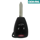 Dodge 2005-2012 OEM 4 Button Remote Head Key OHT692427AA