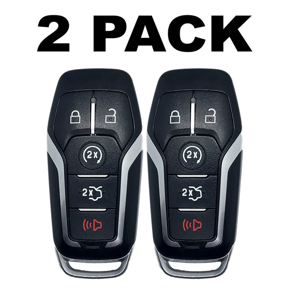 Ford 2013-2017 5 Button Smart Key M3N-A2C31243300 (2 Pack)