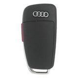 Audi 2005-2015 Oem 4 Button Flip Key 4F0837220Aa